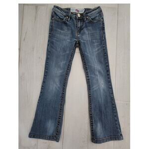 Vigoss Jeans Size 10 Girls Youth Skinny Leg Flare Bottoms Cotton Blend Stretch